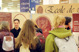 Viele Messebesucher schauten am Infostand von APPEL vorbei