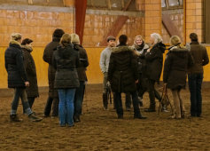 "Trockenübungen" in der Reithalle